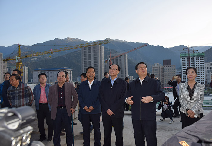 全國、省市政協(xié)委員體驗蘭渝鐵路、視察階州廣場